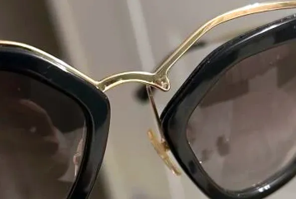 Broken spectacle frames
