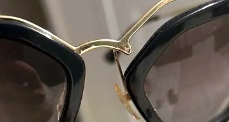 Broken spectacle frames