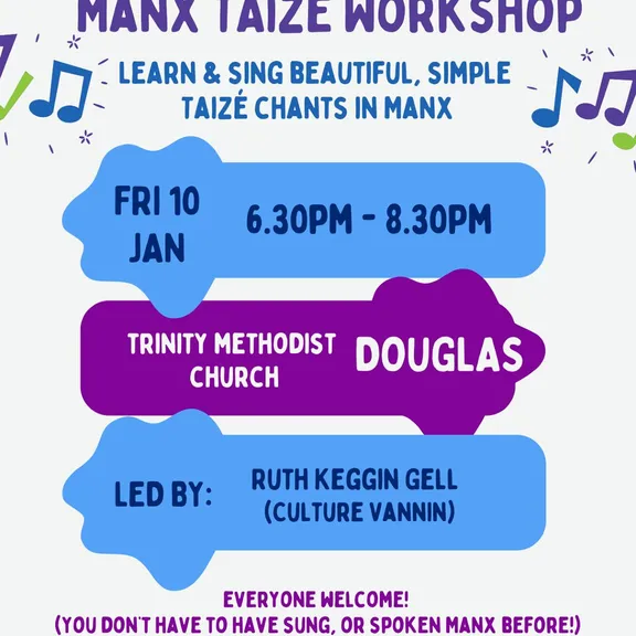 Manx Taize Workshop Poster Culture Vannin