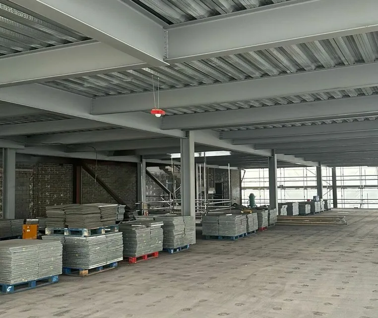Industrial unit under construction