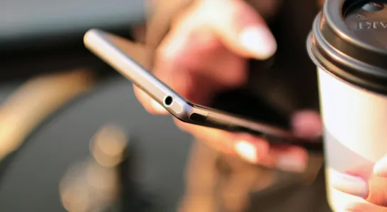 Person Holding Smartphone