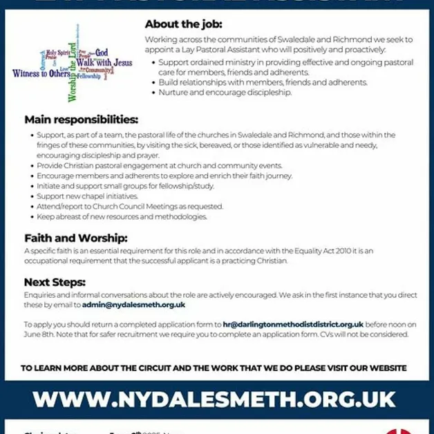 NYD Lay Pastoral Assistant