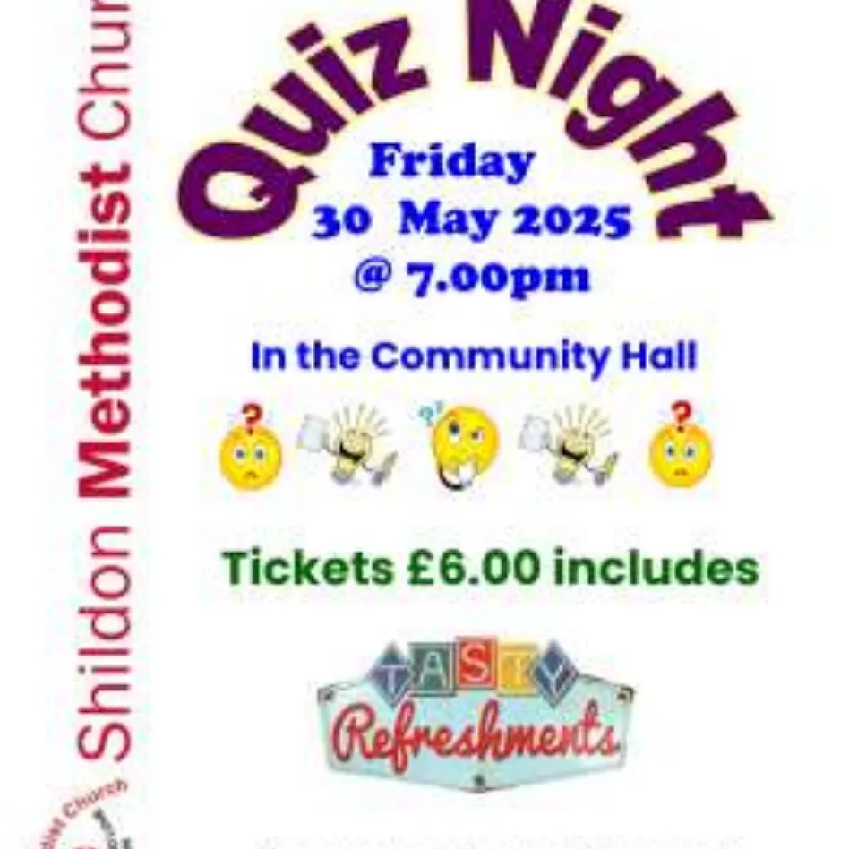 Shildon Methodist Church Quiz Night 30