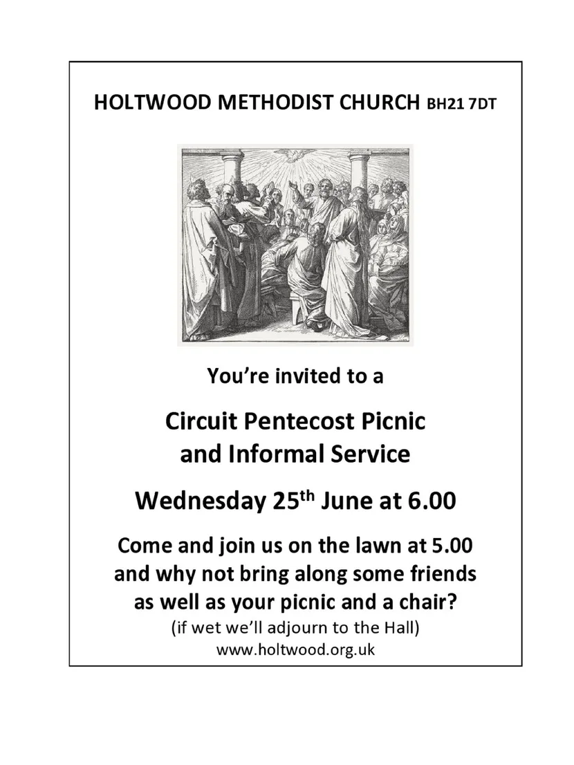 Pentecost Service Poster 2025