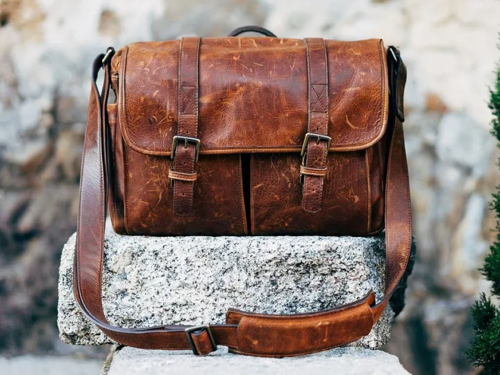 Bag, leather, messenger bag, classic, vintage