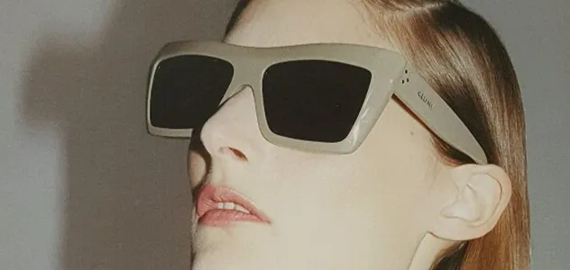 Female model wearing Celine sunglasses