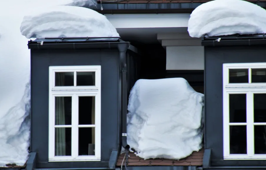 Windows in snow