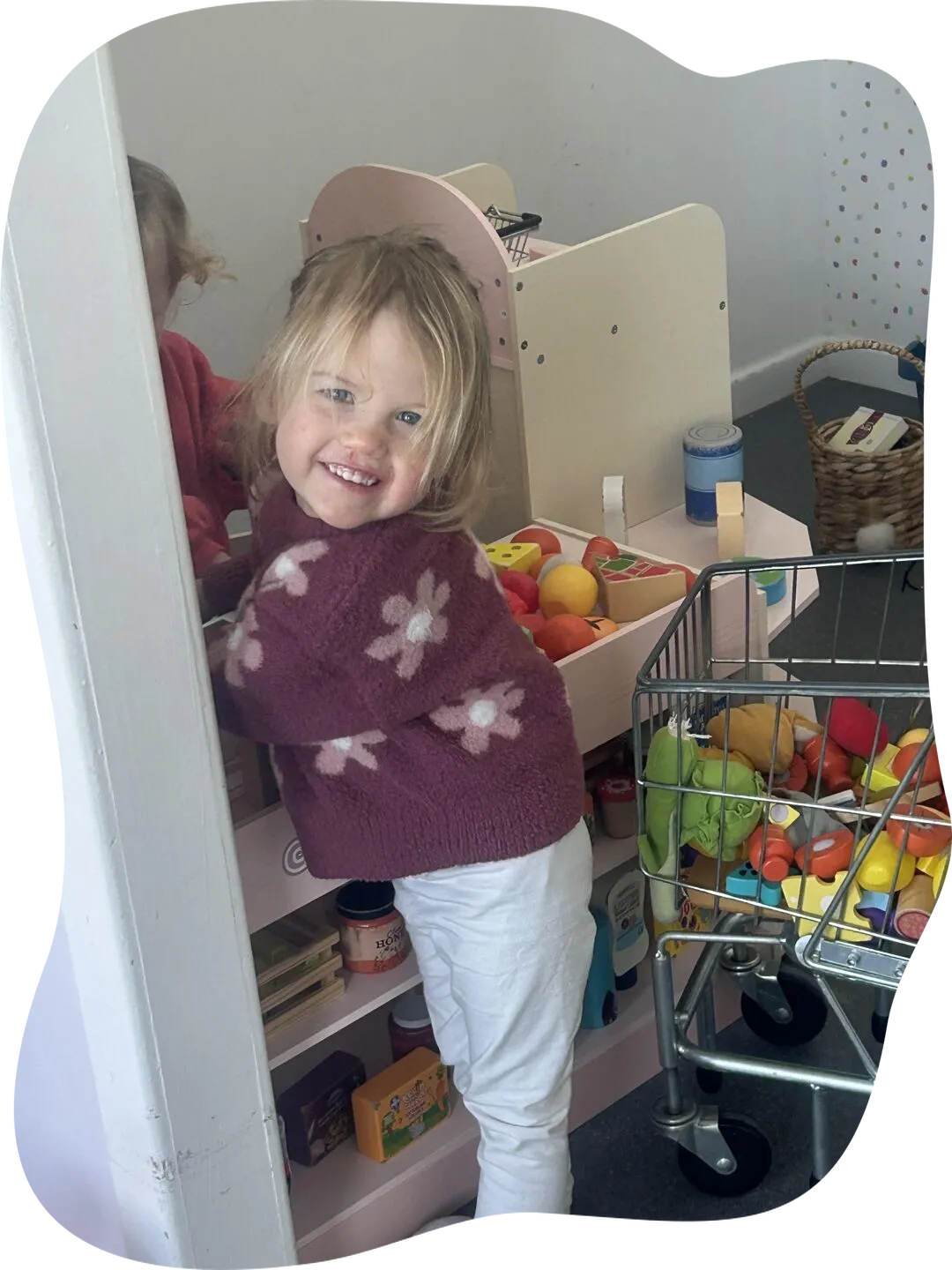 Child Playroom Mirror Selfie