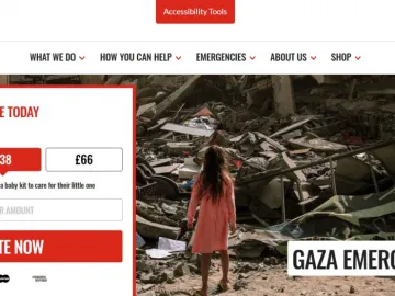 Save The Children &ndash; Website image