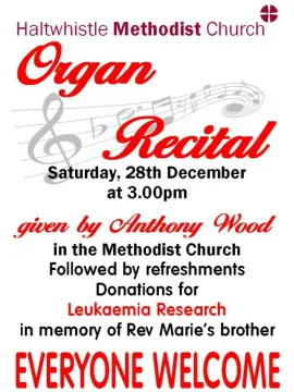 Organ Recital @Haltwhistle
