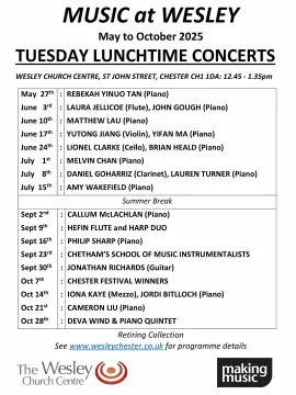 Lunchtime Concerts at Wesley