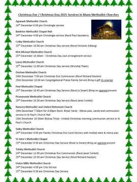 Christmas Services 2025