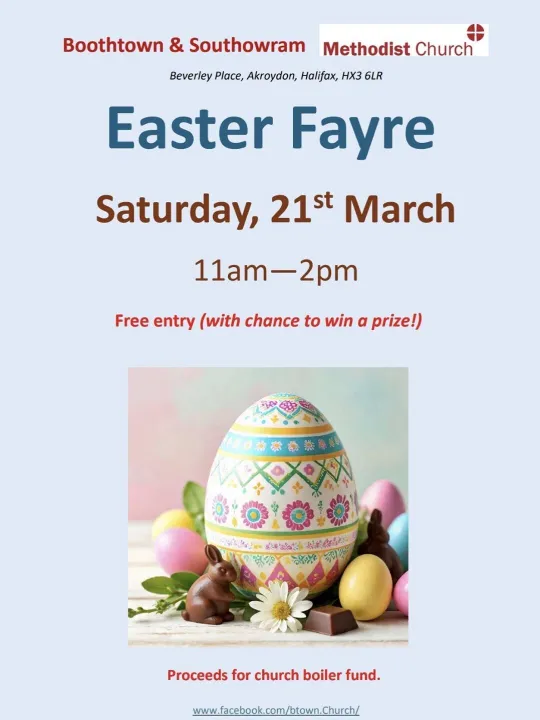 Boothtown & Southowram Easter Fayre 2026