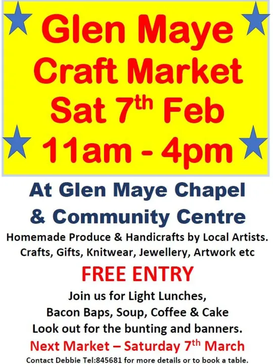 Craft Market 7th Feb