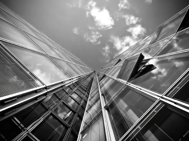 Building, architecture, black and white, facade