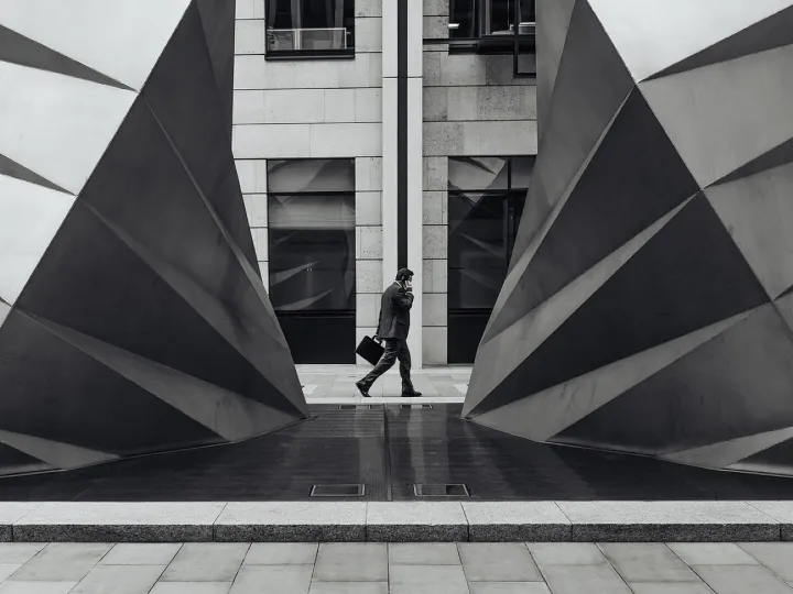 Architecture, building, businessman, city, gray