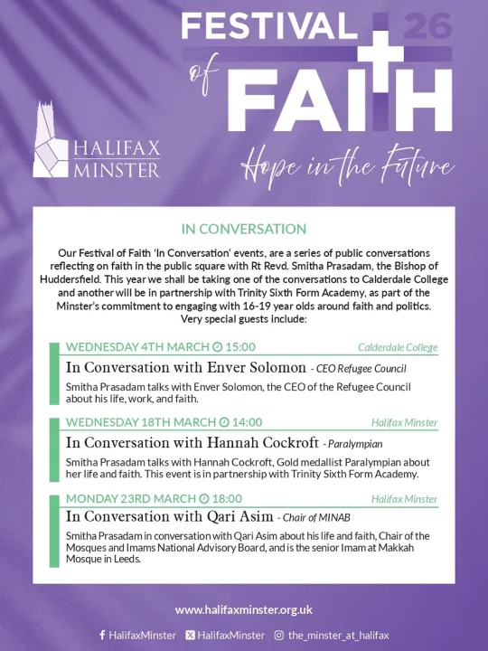 Festival of Faith in Conversation 2026