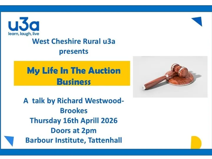 u3a April Meeting