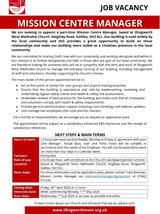 April 2026 &ndash; Advert &ndash; McM &ndash; Immc