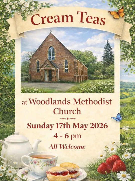 Cream Teas At Woodlands Church