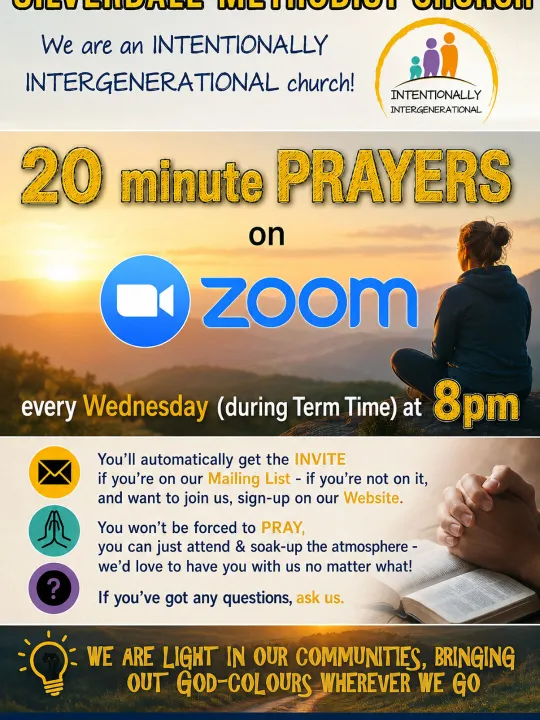 20 Minute Prayers On Zoom &ndash; May 26