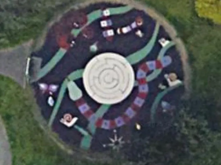 Ariel View of Sorbus Close Play Area