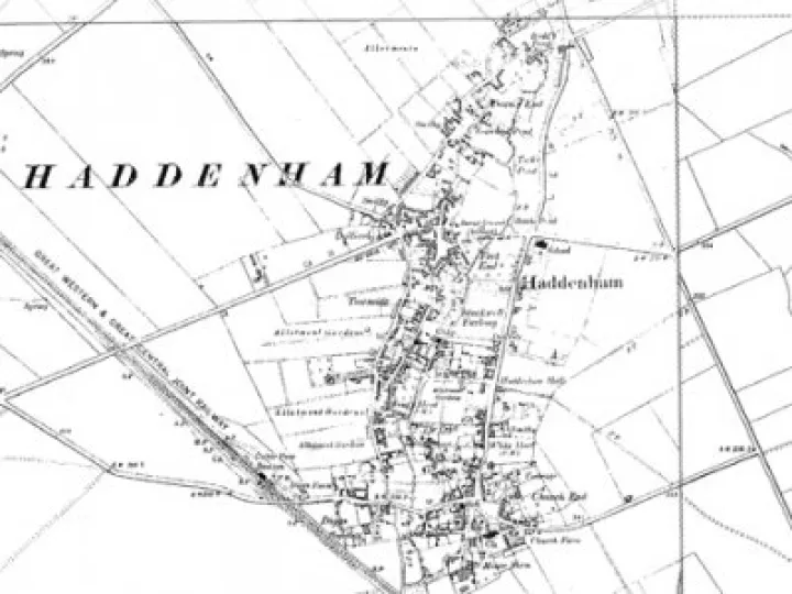 Old Map of Haddm
