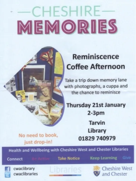 Reminisence at Tarvin Libray