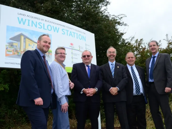 Winslow station sign