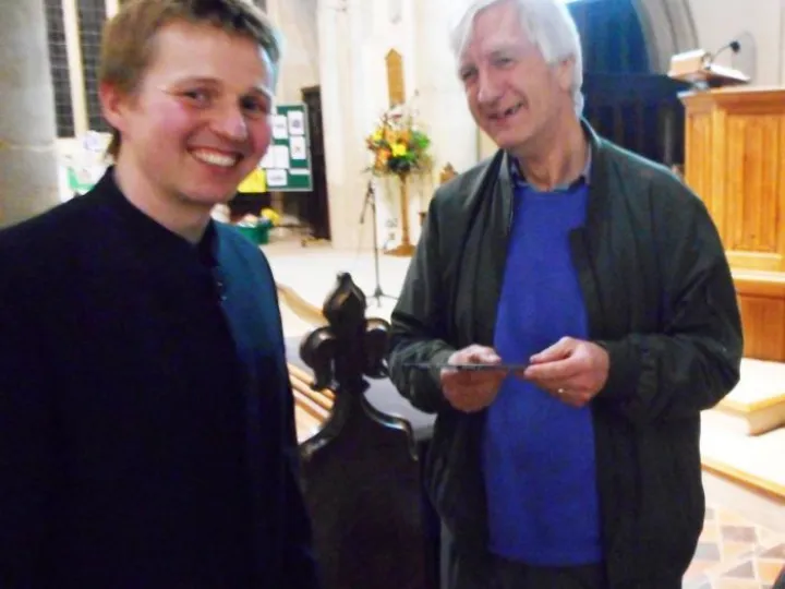 Jonathan Scott with Frank Goodrich