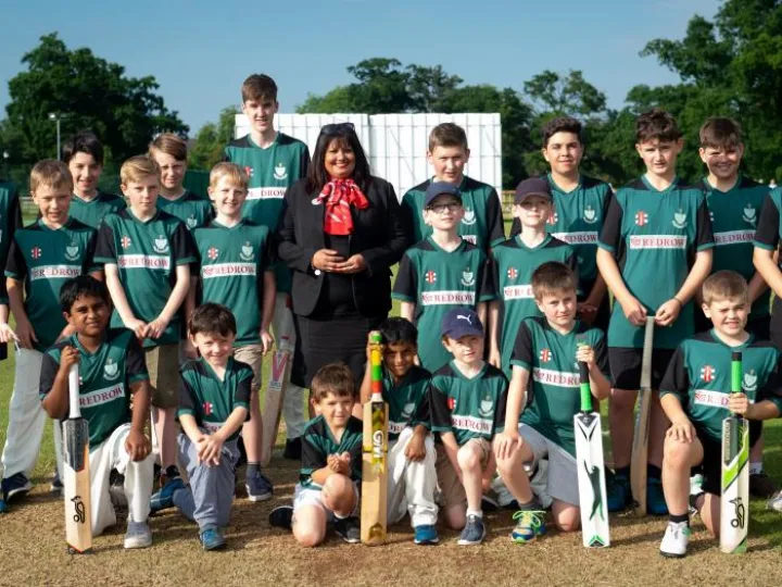 As part of its Tattenhall Community Fund, Redrow has donated &pound;1,280 for shirts, caps and helmets with Redrow branding for the U9, U11, U13, U15 and U18 teamsPictured are Redrow Sales Consultant Anita Gillespie with the squad. credit:  leeboswel