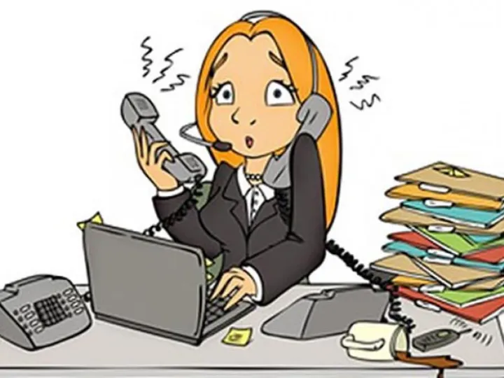 Call centre cartoon