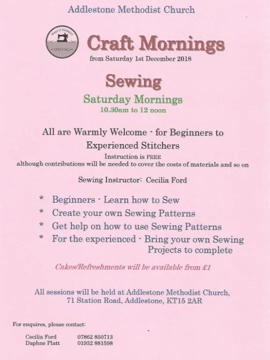 Craft Mornings from Dec '18