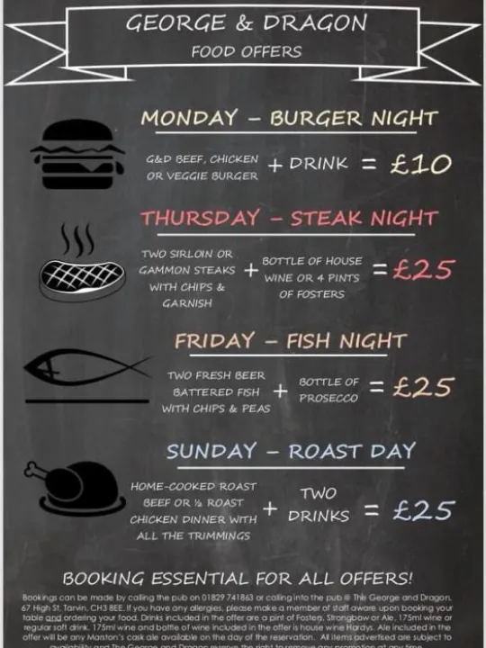 New Menu at G & D Feb 2019(1)