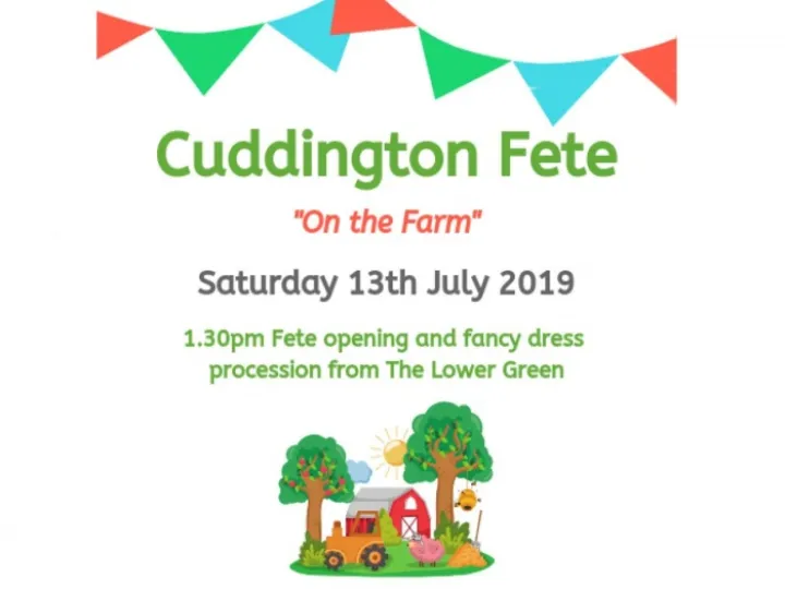 Cuddington Fete Poster 2019