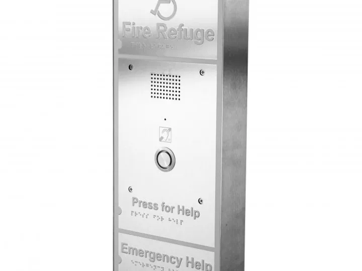 Baldwin Boxall BVOCA2S Advance Disabled Refuge remote in stainless steel
