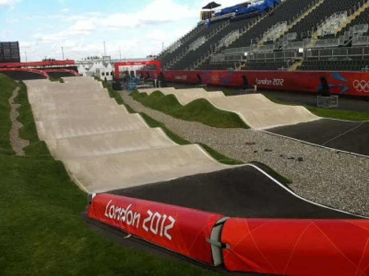 London 2012 Olympic BMX track rollers