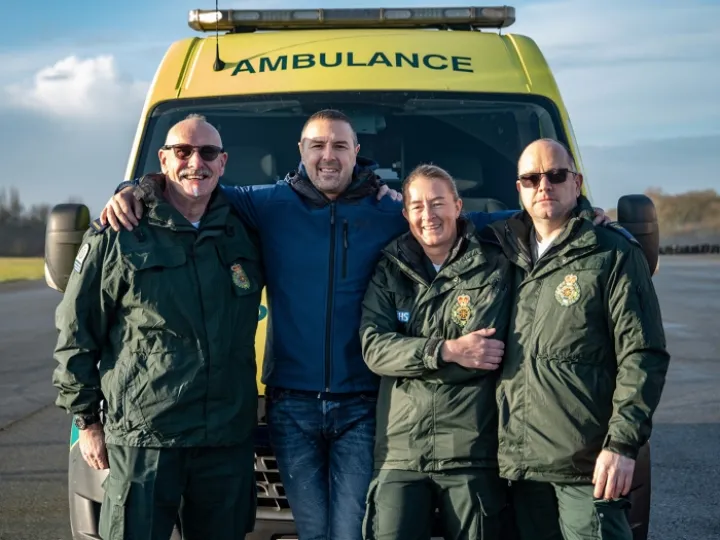 Top Gear Ambulance team