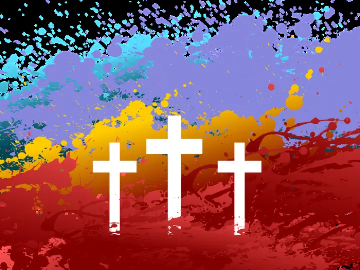 Holy Week crosses