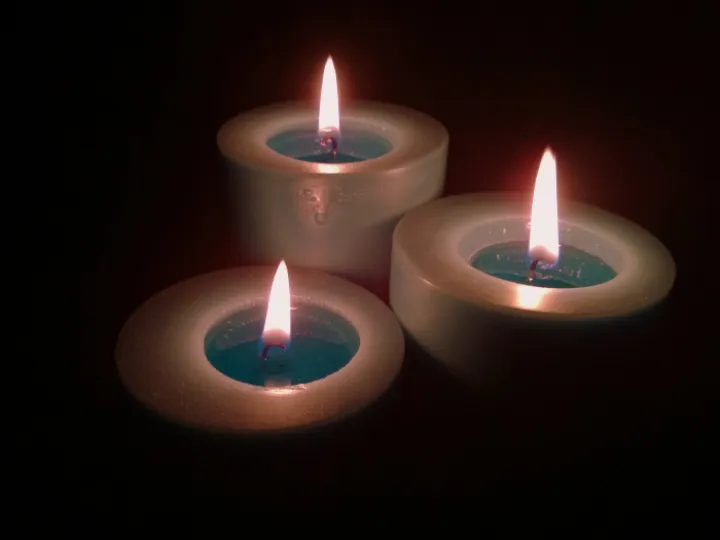 Three candles