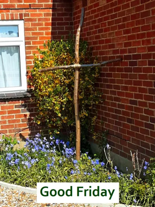 Debbie – Good Friday Cross – Labelled