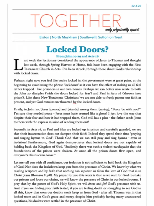 TOGETHER  22-4-20 Thumbnail