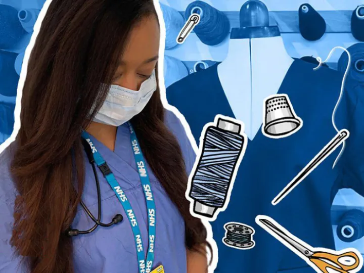 Sewing NHS Scrubs 02