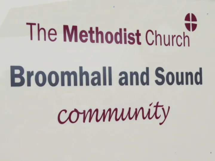 Broomhall and Sound Church sign