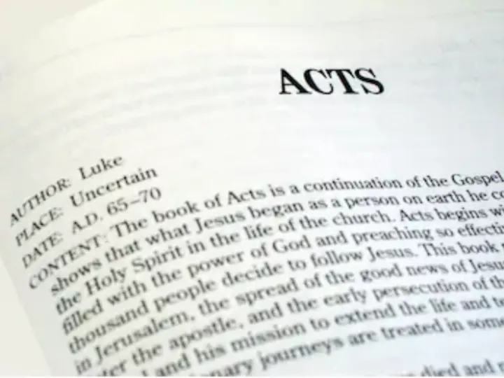 Bible &ndash; Acts