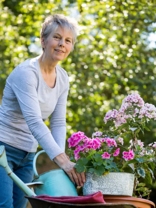 Woman Gardening 04