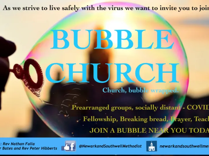 Bubble Church Flyer