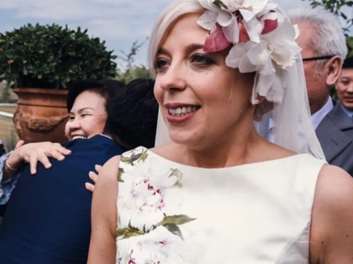 Silk flower handmade bespoke headpiece