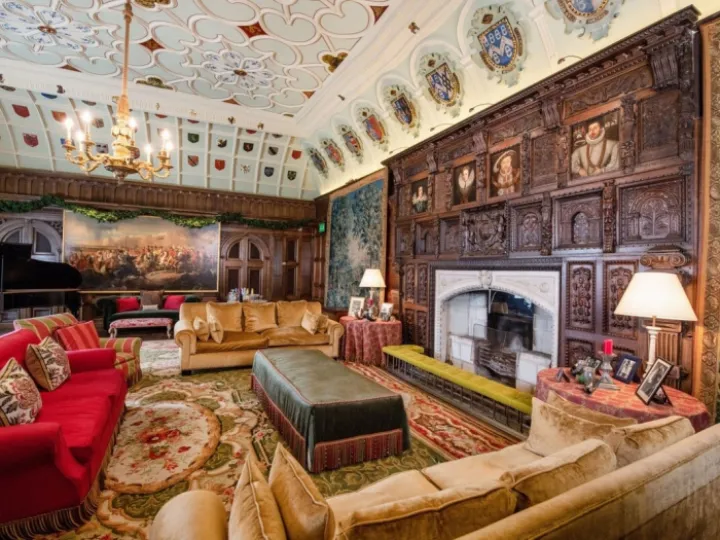 Library At Combermere Abbey