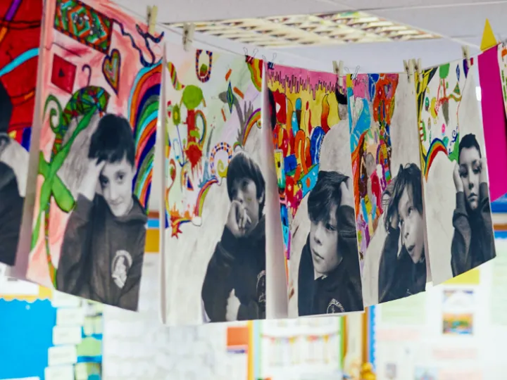 Self Portrait Art Display